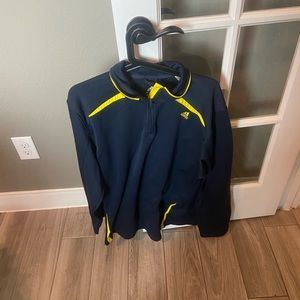 Adidas adult extra large quarter zip pull over